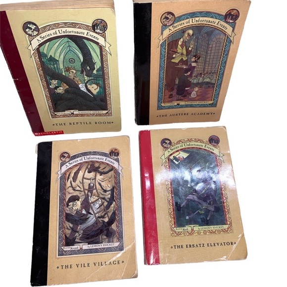 Lemony Snicket A Series of Unfortunate Events Series paperback books READ - Picture 1 of 12